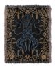 AEON Bioluminescent Squid w/ Sargassum Seaweed Blanket | Linens & Bedding by Sean Martorana. Item made of cotton