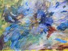 Dreamscape | Oil And Acrylic Painting in Paintings by Parineeta Patel- Nature Inspired Cosmic Abstracts. Item compatible with mid century modern and contemporary style