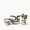 Outline Planters | Vases & Vessels by Franca NYC. Item made of ceramic compatible with boho and minimalism style