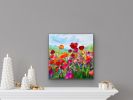 Flowers Everywhere | Oil And Acrylic Painting in Paintings by Checa Art. Item made of canvas with synthetic