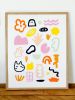 Fun Little Things Print | Prints in Paintings by OBJECT-MATTER / O-M ceramics