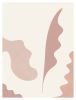 Scandinavian Abstract print in Nude Blush and Pink colors | Prints by Capricorn Press. Item made of paper works with boho & minimalism style
