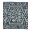 Authentic Turkish Oushak Blue Handmade Wool Rug with Rich | Area Rug in Rugs by Vintage Pillows Store. Item composed of wool & fiber