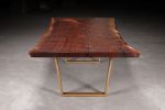Single Slab Walnut Dining Table | Tables by Urban Lumber Co.. Item composed of walnut