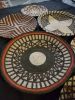 10 Pieces Modern Boho Wall Decor Baskets | Decorative Plate in Decorative Objects by Sarmal Design. Item made of bamboo with cotton works with boho & contemporary style