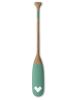 Heart Lagoon Green | Ornament in Decorative Objects by Hualle. Item composed of wood