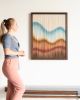 RUST II - Framed-Collection | Wall Hangings by Rianne Aarts / Teddy and Wool Studio. Item made of cotton with fiber