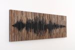 Soundwave: wood wall art | Wall Sculpture in Wall Hangings by Craig Forget. Item composed of wood in mid century modern or contemporary style