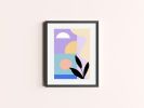 The beach Art Print | Prints by Britny Lizet. Item made of paper works with boho & contemporary style