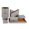 Dual Tone Gray with Suede Room Set | Decorative Objects by Rikan