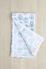 Tea Towel - Lotus, Navy & Lotus Blue | Linens & Bedding by Mended. Item composed of cotton