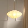 Luxe Collection - Tokyo Lamp (Off-White) | Pendants by FIG Living. Item composed of fabric in minimalism or contemporary style