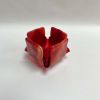 Streaky Red Glass Candleholder | Candle Holder in Decorative Objects by Sand & Iron