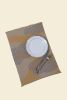 Organic Cotton Table Mat in Yellow | Coaster in Tableware by BOI. Item made of cotton compatible with contemporary style