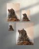 Squirrel with Bagel Art Print, Quirky Animal Wall, Giclée Fine Art Paper | Prints by The Ugly Cat Studio