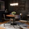 Tribeca Mini-Banqueting Chandelier (8-Bulb) | Chandeliers by Michael McHale Designs. Item composed of metal and glass