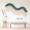 Diagonal Textile Art - LIA | Wall Hangings by Rianne Aarts / Teddy and Wool Studio. Item made of cotton & fiber