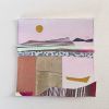 6x6 Original Collage Art | Golden Boat by Shilo Ratner | Work by Shilo Ratner