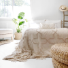 Sandy Handwoven Bedspread Set - Natural | Linens & Bedding by Coastal Boho Studio | Destin in Destin