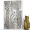 Haussmann® Wood Phuying (Woman) 24 x 36 in H Agate Grey | Engraving in Art & Wall Decor by Haussmann®