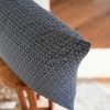 Blue Triangle and Circle Motif Lumbar 16x24 | Pillow in Pillows by Vantage Design