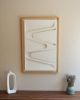 No. 13 Japandi Plaster Wall Relief - Scandinavian Neutral Decor | Wall Sculpture in Wall Hangings by Joseph Aurelius