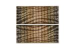 "QUARRY" Set of 2 Parametric Wood Wall Art Decor/100% Wood | Wall Sculpture in Wall Hangings by ArtMillWork Design. Item composed of wood