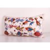 Suzani Bedding Pillow Made from a Vintage Uzbek Suzani, Anim | Cushion in Pillows by Vintage Pillows Store