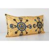 Body Pillow Fashioned from a Mid-20th Century Tashkent Suzan | Cushion in Pillows by Vintage Pillows Store