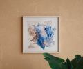 Shades of Blue | Mixed Media in Paintings by TERRA ETHOS. Item made of paper compatible with boho and contemporary style