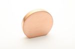 Globe 35 Brushed Copper | Knob in Hardware by Windborne Studios. Item made of copper