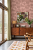 Gingko Vignette Wallpaper, peach | Wall Treatments by Samantha Santana Wallpaper & Creative Studio
