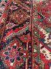 GORGEOUS & MOODY | Worn Vintage Rug w/ Army, Olive, & Sage | Area Rug in Rugs by The Loom House. Item composed of cotton