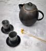 Ceramic Tea Cup Set With Teapot | Serveware by YomYomceramic. Item composed of ceramic