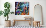 It's Wild! | Oil And Acrylic Painting in Paintings by Checa Art. Item composed of canvas