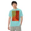 Unisex T-shirt - No Brake Zone - Geometric Op Art Motion | Work by Eman's Gallery