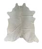 White Natural Cowhide Area Rug | Free Form Hide | Rugs by KAYMANTA | Luxury Rug Makers