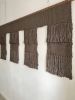 Portal | Charcoal Grey | Macrame Wall Hanging in Wall Hangings by Dörte Bundt. Item composed of cotton