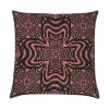 Rooster Feather Red Velvet Cushion | Pillows by Sean Martorana. Item composed of fabric