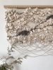 Contemporary Woven Wall Art in Subtle Earth Tones "Rise" | Macrame Wall Hanging in Wall Hangings by Rebecca Whitaker Art. Item made of cotton & fiber compatible with boho and contemporary style