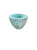 Mint Spark Ribbed Flute Petite | Planter in Vases & Vessels by RAW & UNIQ
