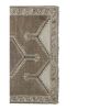 Vintage Hand Knotted Brown Color Turkish Oushak Carpet | Runner Rug in Rugs by Vintage Pillows Store. Item made of fabric