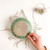 Adeline Linen Dish DIY KIT (Makes 2) | Decorative Tray in Decorative Objects by Flax & Twine. Item composed of linen
