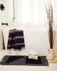 Fruit Stripe Bath Towel - Plum | Textiles by MINNA