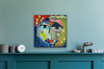 Talk To Me | Sold | Commissions available, please inquire | Oil And Acrylic Painting in Paintings by Aleea Jaques | Fine Art. Item composed of canvas