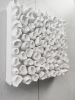 "Pure white #3" | Wall Sculpture in Wall Hangings by Natasha Kanevski. Item composed of canvas in minimalism or contemporary style