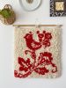 Wall Tapestry in a Ukrainian style | Wall Hangings by Awesome Knots. Item composed of wood & canvas