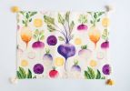Radish Placemats | Tableware by OSLÉ HOME DECOR. Item made of fabric