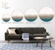 Circular Fiber Art Collection - SEASIDE | Wall Hangings by Rianne Aarts / Teddy and Wool Studio. Item composed of cotton and fiber