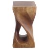 Haussmann® Single Twist Vine Stool Stand 12 in SQ x 23 | Chairs by Haussmann®